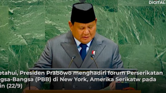 Presiden Prabowo Gebrak Meja dan Alami Insiden Mikrofon Mati Saat Pidato di PBB