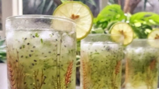 Es Timun Selasih Jeruk Nipis yang Bikin Adem