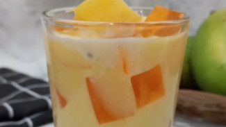 Jus Mangga Susu Soda dengan Rasa Creamy Segar
