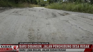 Habiskan Dana Rp200 M, Jalan Penghubung Desa di Musi Banyuasin Rusak Parah, KPK Selidiki Dugaan Korupsi