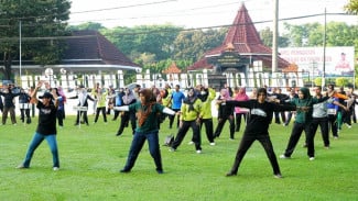 Senam SKJ 88 di Haornas ke-42, Wujud Kesadaran Hidup Sehat di Lumajang