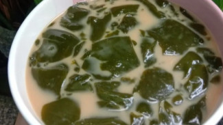 Es Daluman Khas Bali dengan Cincau Hijau Segar