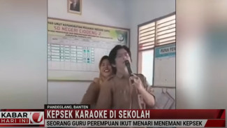 Kepala Sekolah dan Guru Asyik Karaoke dan Berpelukan Saat Jam Pelajaran di Banten, Disdikpora Beri Teguran Keras