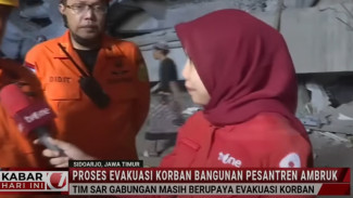 Evakuasi Korban Reruntuhan Ponpes Al Khoziny Dilakukan Manual dan Penuh Kehati-hatian