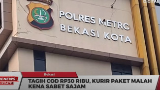 Gara Gara Tagih Uang Rp30 Ribu, Kurir COD di Bekasi Dianiaya Pelanggan dengan Senjata Tajam