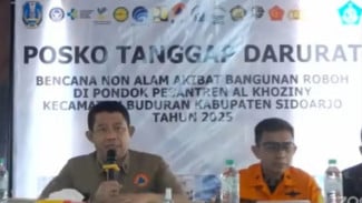 BNPB Identifikasi Korban Robohnya Pesantren di Sidoarjo Tidak Bisa Dilakukan Instan
