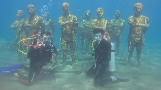 Bangsring Underwater Semakin Menawan, Patung Gajah Mada Jadi Daya Pikat Baru