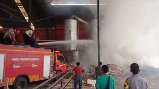 Pabrik Triplek PT Margo Joyo Plywood Hangus Terbakar, Kerugian Capai Rp300 Juta!