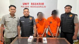 Operasi Senyap Reskrim Polsek Wongsorejo Ringkus 2 Pencuri yang Meresahkan Masyarakat