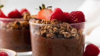 Ganti Camilan Manis! Resep Puding Cokelat Chia Seed, Bikin Kenyang dan Rendah Gula