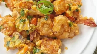 Resep Udang Goreng Saus Telur Asin Simpel dan Enak! Cocok untuk Jualan