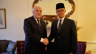 Menlu RI Tekankan Dukungan Indonesia di Hadapan Wakil Palestina di PBB