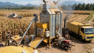 Pabrik Pengeringan Jagung di Desa Alasbuluh: Sudah Mangkrak, Dijarah Pula!