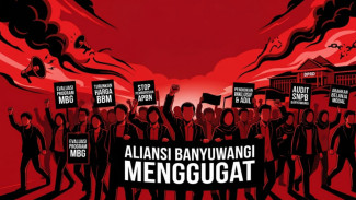 Aktivis dan Pemuda di Banyuwangi Gelar Aksi Turun ke Jalan, Ini Sederet Tuntutannya