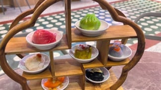 Nikmatnya Dimsum Beku Warna-warni Alami Buatan Sendiri