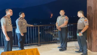Lereng Sukapura Terbakar, Api Padam Polisi Kini Cari Penyebabnya