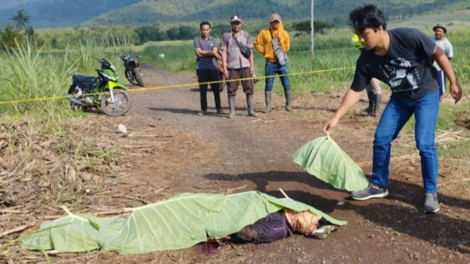 Korban tewas dalam kejadian 2 warga carok di Banyuwangi