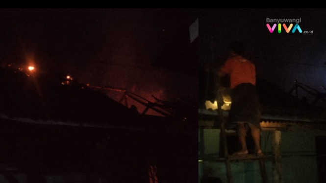 Rumah warga Kecamatan Siliragung ludes terbakar