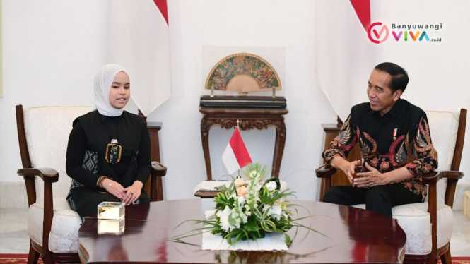 Putri Ariani bertemu Presiden Joko Widodo