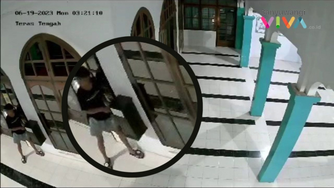 Tangkapan layar Rekaman Pantau CCTV