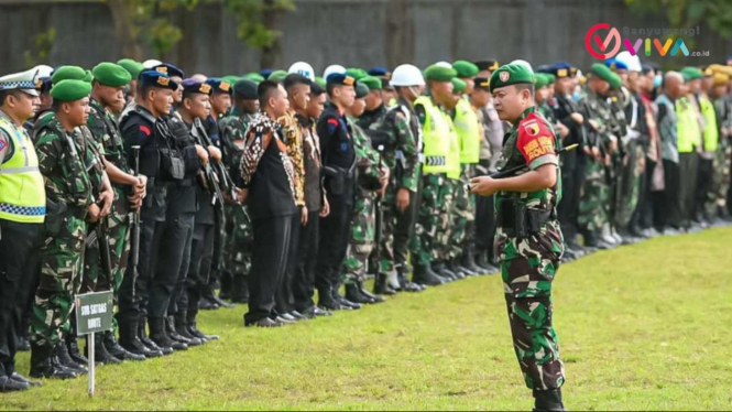 Ribuan Personel TNI-POLRI Melaksanakan Pengamanan