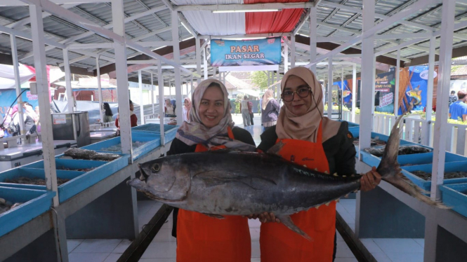 Ikan tangkapan 27 kg dipamerkan dalam Festival Sewu Iwak
