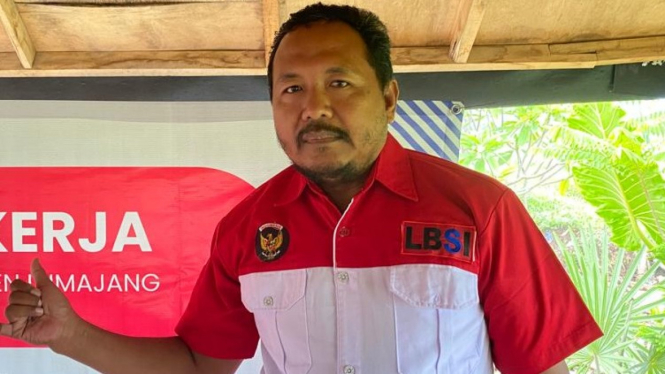 Ketua LSM LBSI Kabupaten Lumajang saat ditemui awak media