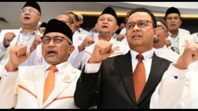 Presiden PKS Ahmad Syaikhu Bersama Anies Baswedan