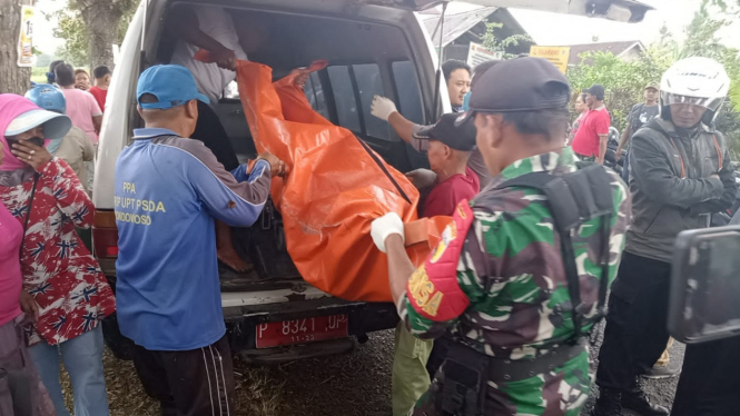 Korban Ditemukan Menianggal di Aliran Sungai Baru Banyuwangi