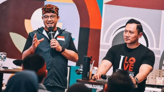 Anies Baswedan dan Agus Harimurti Yudhoyono (AHY)