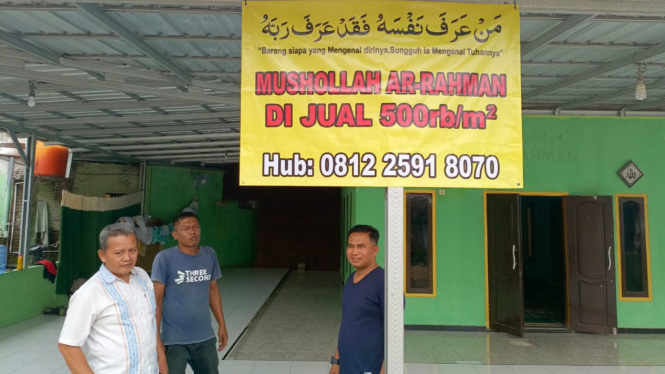 Musala Ar-Rahman di Jember yang dijual 500 ribu permeter
