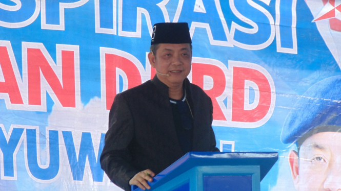 Michael Edy Hariyanto saat serap aspirasi masyarakat