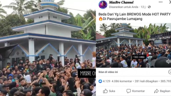 3 Wanita Seksi Joget Pargoy di Halaman Masjid Viral