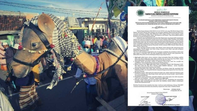 Surat MUI Banyuwangi Haramkan Ogoh-ogoh