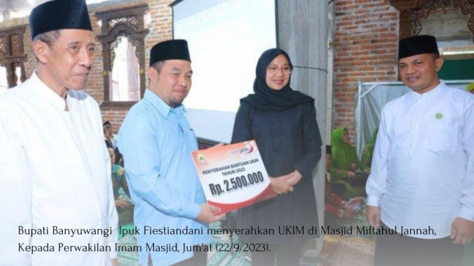 Ratusan Imam Masjid terima Bantuan Pemprov Jatim tahun 2023