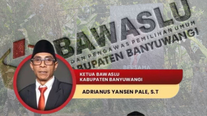 Ketua Bawaslu Banyuwangi Adrian Yansen Pale
