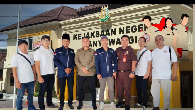 Ormas ATR Datang Ke Kejari Banyuwangi Hearing Kasus NH