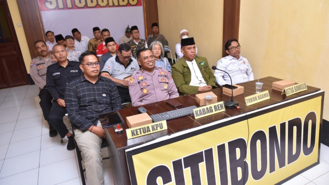 Polres Situbondo ikuti Diskusi Pemilu yang digelar Divisi Humas Polri