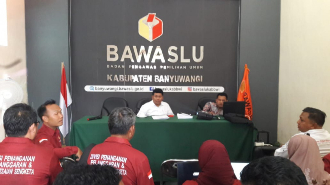 Rapat koordinasi Bawaslu Banyuwangi