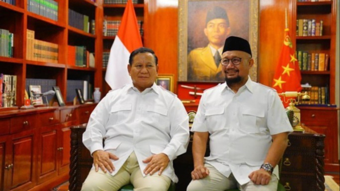 Sumail Abdullah bersama Prabowo Subianto