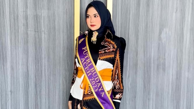 Zam Zam Khalila, Putri Budaya Indonesia Ekonomi Kreatif 2023