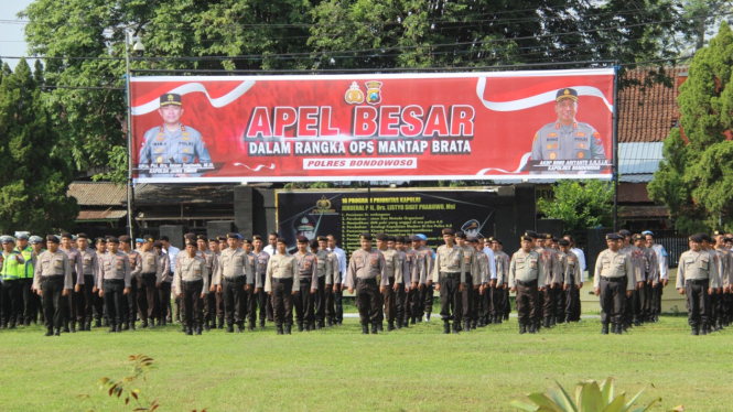 Polres Bondowoso gelar apel OMB 2023-2024