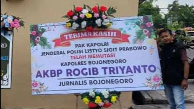 Ucapan syukur dari jurnalis saat Kapolres Bojonegoro dimutasi