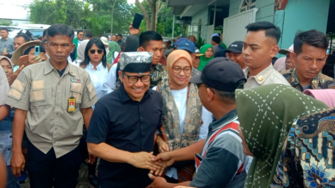 Cak Imin disambut partisipan di Banyuwangi