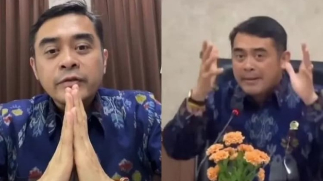 Arya Wedakarna, anggota DPD RI asal Bali meminta maaf