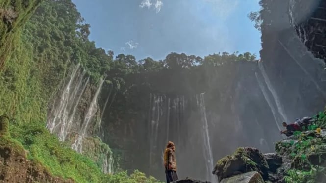 Air Terjun Tumpak Sewu Kecamatan Pronojiwo Lumajang Jawa Timur