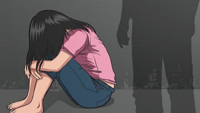 ilustrasi pelecehan seksual terhadap anak kecil
