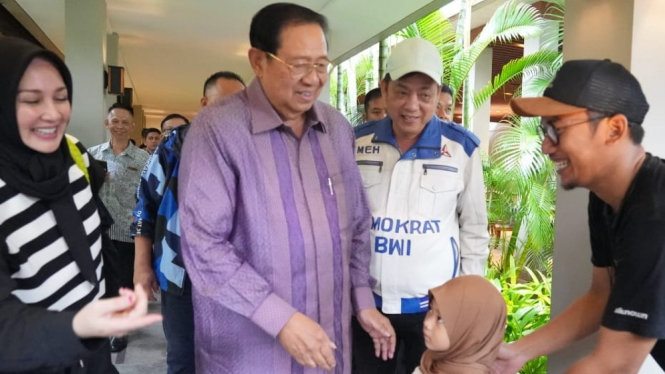 SBY bersama Michael Edy Hariyanto, Ketua Demokrat Banyuwangi