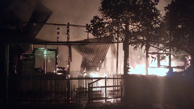 Kondisi Kebakaran Rumah Munzir di Jangka, Bireuen
