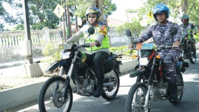 Patroli TNI Polri jelang Pemilu 2024